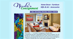 Desktop Screenshot of nicolesconsignment.com